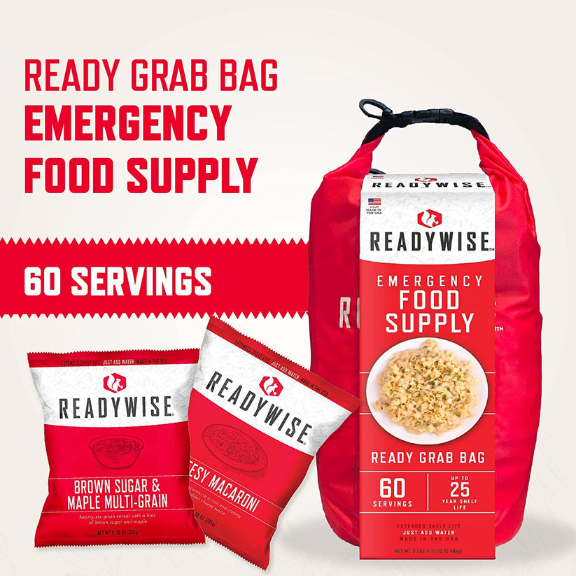 Readywise Drybag 60 Porsjons Frysetørket Middag 7 Dager 1 Pers (25 år holdbarhet