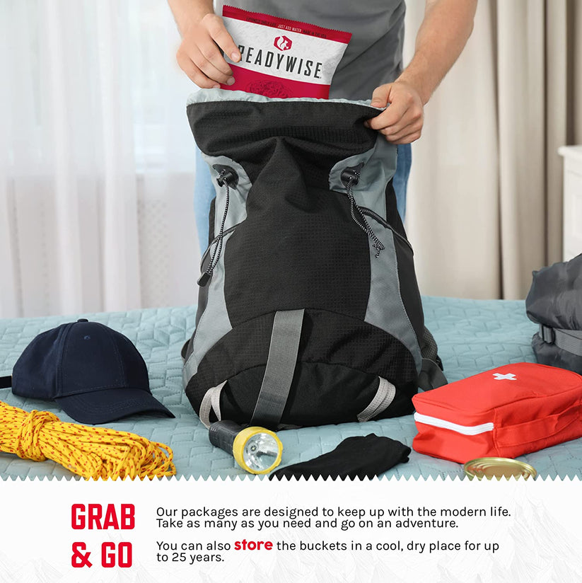 Readywise Drybag 60 Porsjons Frysetørket Middag 7 Dager 1 Pers (25 år holdbarhet